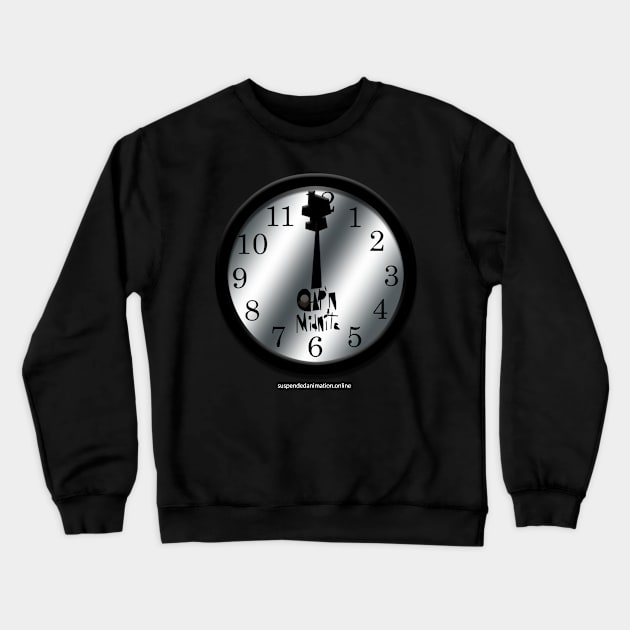 Cap'n Midnite Logo on Clock Crewneck Sweatshirt by tyrone_22